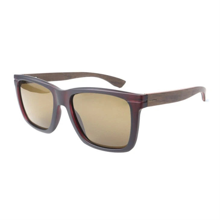 Unisex Wooden Square Rambler Sunglasses 490715